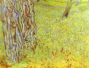 Park Conor Mit Einer Blühenden Wiese — Vincent Willem Van Gogh, Post-impressionism