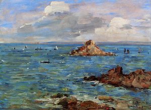The Sea At Douarnenez — Eugène Louis Boudin