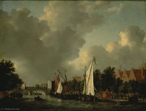 The Prinsengracht at the Reesluis-Prinsengracht near the Reesluis