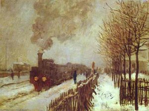 The Train In The Snow — Claude Monet, Impressionism