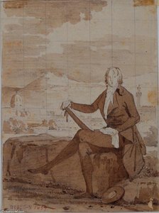 Retrato Do Poeta Thomas Penrose — Louis Gauffier