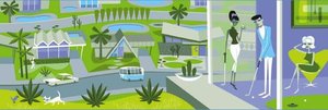 The Air Uo There — Josh Agle (shag)