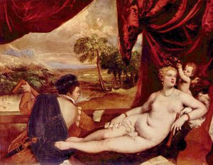Venus And The Lute Player — Titian