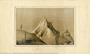 Artillery Peak near Bill Williams Fork