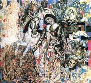Untitled (st. George The Victorious) — Pavel Filonov