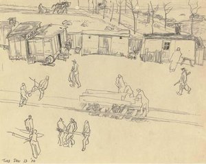 Railroad Workers — Lyonel Feininger