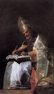 St. Gregory The Great — Francisco José De Goya Y Lucientes, Romanticism