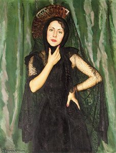 Portrait Of A Lady — Eduardo Chicharro Agüera