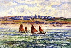 The Village Of Paulgoazec — Henri Moret