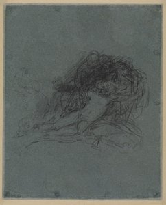 Studies For 'isaiah And The Angel' (saint George's Chapel, Windsor) (verso) — Benjamin West