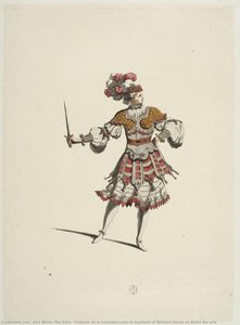 Costume de la Constance pour la septième et dernière entrée du Ballet des arts
