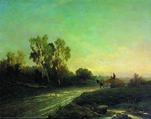After A Rain — Fyodor Alexandrovich Vasilyev, Realism