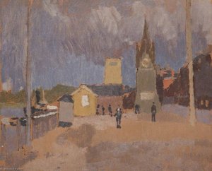 Irish Quayside — Edward Morland Lewis