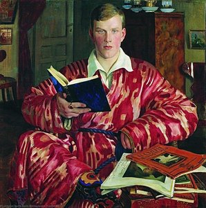 Portrait Of K.b. Kustodiev — Boris Mikhailovich Kustodiev