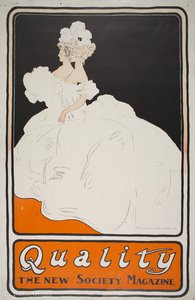 'quality. The New Society Magazine', (58 X 38 Cm) (1903) — Penrhyn Stanlaws