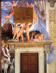 Inscription With Putti — Andrea Mantegna, Early Renaissance