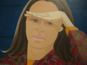 Ada With Hand — Alex Katz