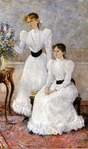 Portrait Of Judithy And Gabrielle — Jean-françois Raffaelli