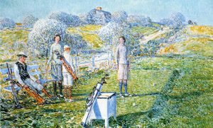 Mixed Foursome — Frederick Childe Hassam