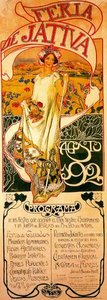 Poster For Feria De Agosto De Xátiva — José Mongrell Torrent