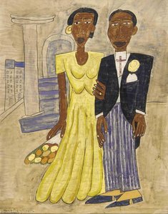 Wedding Couple — William H. Johnson