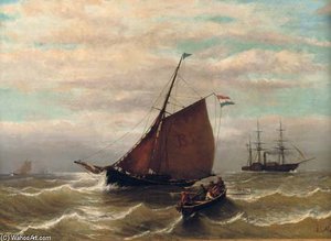 Rowing Back The Launch — Louis Meijer