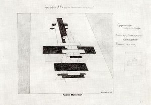 Future Planits For Leningrad. The Pilot's Planit — Kazimir Malevich