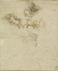 Horses And Soldiers — Leonardo Da Vinci, Renaissance
