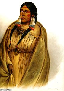 Woman Of The Cree-tribe — Karl Bodmer