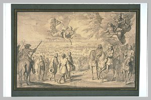 La Rencontre De Doesbourg — Charles Le Brun