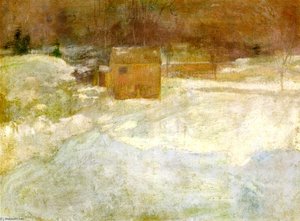 Winter Landscape — John Henry Twachtman, Impressionism