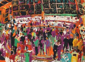 Chromatic Resonance Of A Fragmented Urban Pulse In Vibrant Impasto Layers — Caroline Pelletier