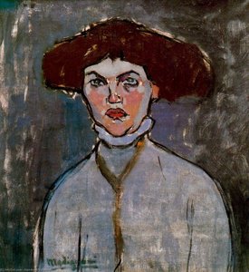Untitled (6425) — Amedeo Clemente Modigliani, Expressionism