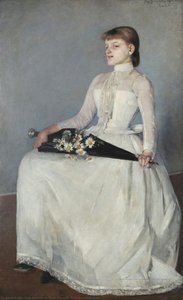 From the walk - Lady in a white dress