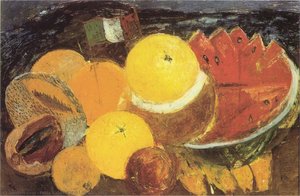 Stillleben Mit Flagge — Frida Kahlo