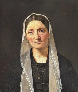 Henriette Conradine Drejer, Née Løffler. — Johan Vilhelm Gertner