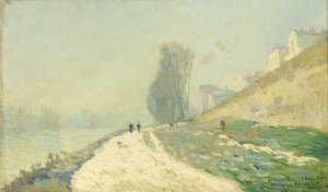 Effet De Neige Aux Environs De Paris — Albert-charles Lebourg