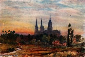 Bayeux From The Meadows — Herbert Menzies Marshall