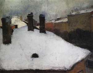 Roofs Under The Snow — Igor Emmanuilovich Grabar