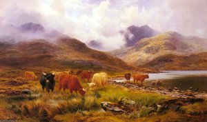 A Misty Day In The Highlands — Louis Bosworth Hurt