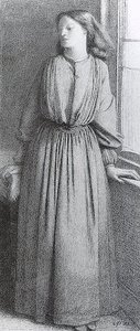 Portrait Of Elizabeth Siddal 1 — Dante Gabriel Rossetti