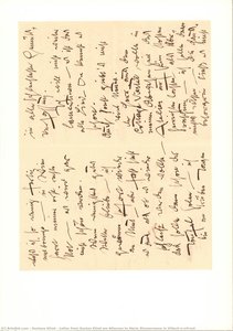 Carta De Gustav Klimt A Marie Zimmermann En Villach — Gustav Klimt