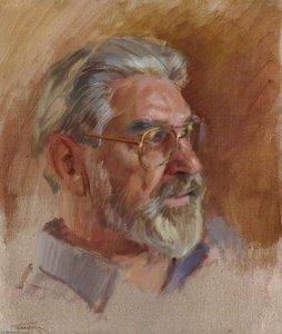 Chelsea Pensioners Jack Rogerson, Royal Artillery — June Mendoza, Contemporary Realism