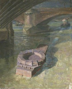 Wartime Traffic On The River Thames River Minesweepers — John Edgar Platt