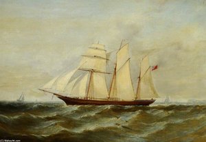 Guernsey Schooner 'minerva' — Adolphus Knell