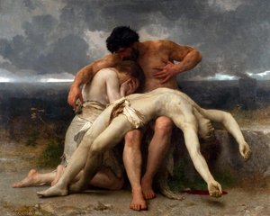 The First Mourning — William-adolphe Bouguereau