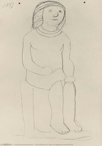 Court Official Kaï, After An Egyptian Seated Statue — Паула Модерсон-бекер