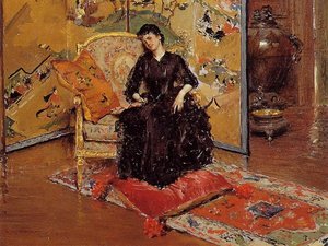 Weary (also Known As Who Rang.) — William Merritt Chase