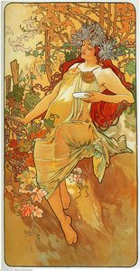 Autumn 1896 — Alphonse Mucha, Art Nouveau
