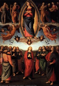 Assumption Of The Virgin — Pietro Perugino (pietro Vannucci), High Renaissance